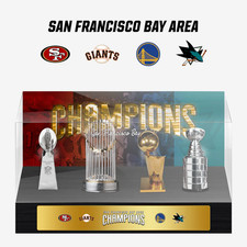 Troféu San Francisco Bay Area Championship 4 com vitrine conjunto comprar usado  Enviando para Brazil