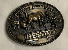 Fibbia cintura hesston usato  Spedire a Italy