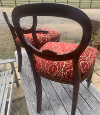 Antique mahogany balloon for sale  WOKING