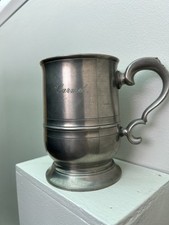Vintage pewter tankard for sale  WITHAM