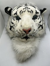 Usado, Mochila grande branca cabeça de tigre macia fofa novidade presente animal mochila mochila comprar usado  Enviando para Brazil
