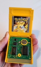 Pokemon Amarelo Nintendo Game Boy Nova Bateria Genuína Apenas Cartucho PAL comprar usado  Enviando para Brazil