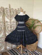Vintage black lace for sale  KEIGHLEY
