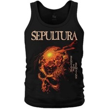 Usado, Camiseta Sepultura "Beneath the Remains" Preta TANK TOP CAVALIERA BATHORY comprar usado  Enviando para Brazil
