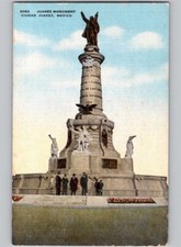 Cartão postal de linho c1940 Juarez Monument Ciudad Juarez México comprar usado  Enviando para Brazil