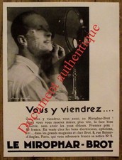 Publicité ancienne mirophar d'occasion  Beaumont-de-Lomagne