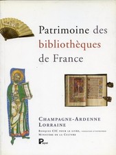 Patrimoine bibliotheques volum d'occasion  France