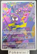 Carte Pokemon FANTOMINUS 177/162 Holo Secrète EV5 Ecarlate et Violet TEF FR NEUF, usado comprar usado  Enviando para Brazil