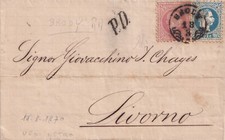 Austria 1870 lettera usato  Vobbia
