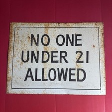 Vintage tin sign for sale  Clovis
