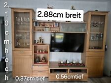 Wohnzimmer anbauwand kernbuche gebraucht kaufen  Gelsenkirchen