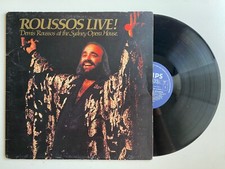 Roussos Live! - Disco de vinil Demis Roussos At The Sydney Opera House 12” LP 1980 comprar usado  Enviando para Brazil