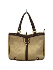 Bolsa tote Salvatore Ferragamo lona Beg All Over padrão olho 21 6848 11x27x34cm comprar usado  Enviando para Brazil