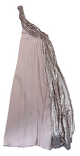 Vestido tadashi shoji um ombro rosa claro tamanho 6 comprar usado  Enviando para Brazil