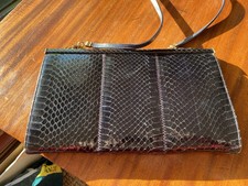 Vintage real snakeskin for sale  LONDON