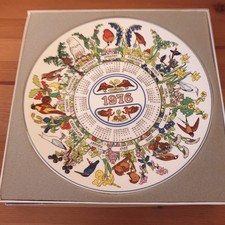 Wedgewood calendar plate for sale  ALTON