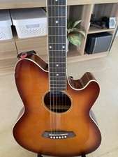 Guitarra elétrica acústica Ibanez Talman 6 cordas - Vintage Sunburst (TCY10E-AVS) comprar usado  Enviando para Brazil