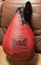 Bolsa de pancadas Everlast #4214 giroscópio couro genuíno balanceado velocidade, 10”x7”. comprar usado  Enviando para Brazil