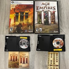 CD videogame Age of Empires 3 III And The Asian Dynasties 2005 novo na caixa com manual comprar usado  Enviando para Brazil