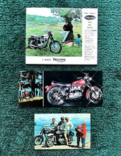 Triumph motorcycle postcards for sale  Cockeysville