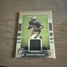 Camiseta deportiva 2017 Panini Donruss Optic Alvin Kamara Rookie Threads RC Saints 💥🏆 segunda mano  Embacar hacia Mexico