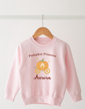 Pumpkin princess sweatshirt for sale  RHYL