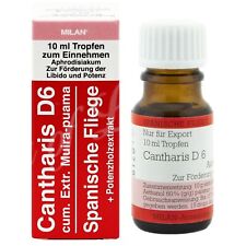 Cantharis D6 Sex Tropfen 10ml Original Spanische Fliege Inverma Aphrodisiakum comprar usado  Enviando para Brazil