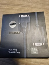 Techlink vga plug for sale  SUDBURY