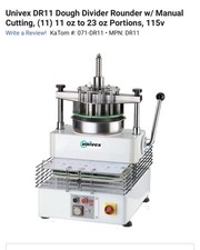 Univex dr11 manual for sale  Saint Martinville
