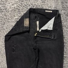 Usado, Jeans masculino Lucky Brand Triumph 36x31 preto denim 361 vintage reto motociclista moto comprar usado  Enviando para Brazil