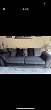 Seater sofa grey for sale  HARROW