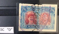 Rhodesia kgv 1910 for sale  GOOLE