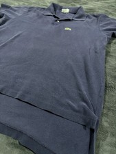 Camisa polo masculina vintage IZOD Lacoste azul marinho média jacaré EUA tênis anos 80, usado comprar usado  Enviando para Brazil