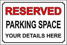 Personalised reserved parking for sale  LISBURN