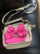 Pink cream bow for sale  OLDHAM