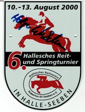 Handsignierte stalltafel reitt gebraucht kaufen  Halle