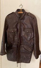 Veste cuir marron d'occasion  Bordeaux-