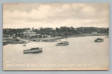 Bass River Town Landing WEST DENNIS Vintage Cape Cod "Sem Danos por Furacão" 1954, usado comprar usado  Enviando para Brazil
