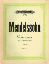 Mendelssohn sonate per usato  Napoli