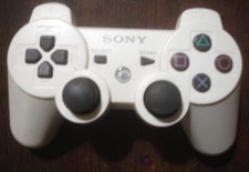 Controle Sony Playstation 3 PS3 Sixaxis DualShock 3 BRANCO TESTADO PELO FABRICANTE, usado comprar usado  Enviando para Brazil