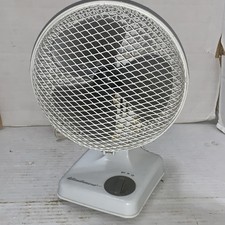 Ventilador basculante vintage Windmere pequeno mesa de cabeceira DF-7 2 velocidades funciona, mas falha comprar usado  Enviando para Brazil