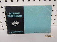 1997 Nissan Maxima Manual do Proprietário (somente livro) FRETE GRÁTIS comprar usado  Enviando para Brazil