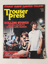 JUNE 1978 TROUSER PRESS MAGAZINE #29 ROLLING STONES THE KINKS DAVE DAVIES comprar usado  Enviando para Brazil
