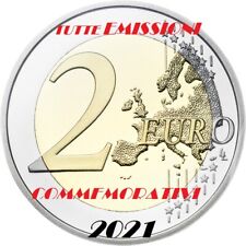 Euro commemorativi 2021 usato  Vaprio d'Adda