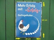 Seltenes altes emailleschild gebraucht kaufen  Bergen