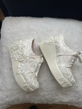 Wedding sneakers bridal for sale  LONDON