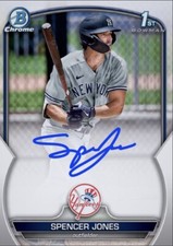 2023 Topps Bowman Auto Prospect Signature SPENCER JONES Digital na sprzedaż  Wysyłka do Poland