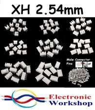 XH 2,54mm conector plugue carcaça macho e fêmea 2 pinos 3 pinos 4 pinos 5 pinos VENDEDOR DO REINO UNIDO, usado comprar usado  Enviando para Brazil