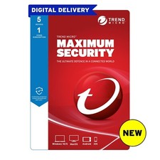Trend Micro Maximum Security Ver. Dispositivos 2025 1 ano 5 (CARTÃO POSTAL) comprar usado  Enviando para Brazil