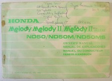 Honda melody melody for sale  LEICESTER